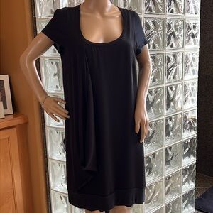 Mado Et Les Autres Black Short Sleeve Dress SZ. 42